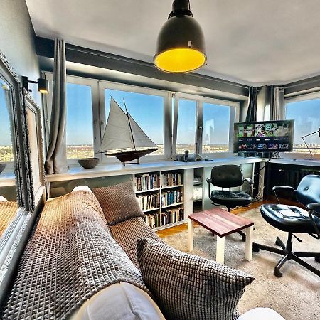 Super Apartament Grey Centrum 2X Metro Fast Wifi 300 Mbs Netflix Appletv Smarttv Spotify Panorama Miasta Warsaw Ngoại thất bức ảnh