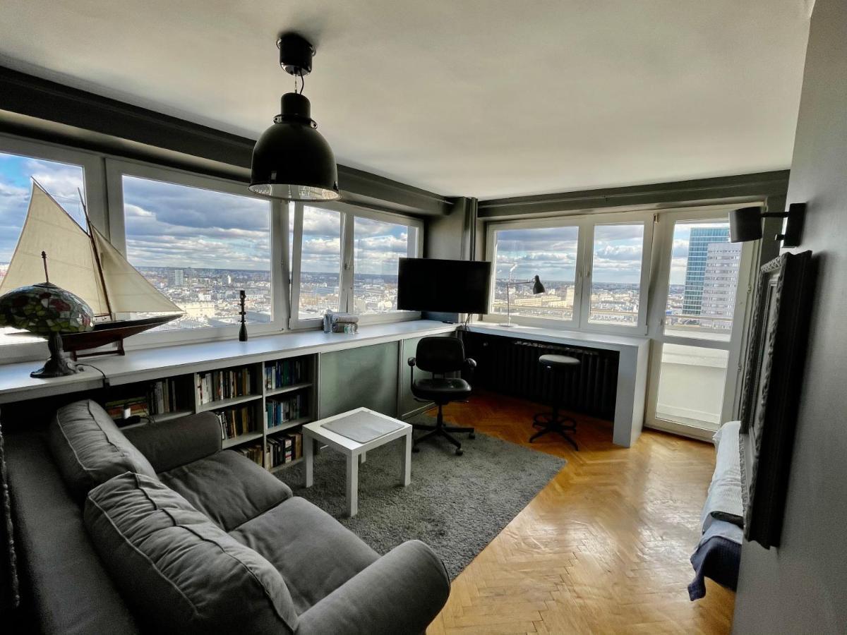 Super Apartament Grey Centrum 2X Metro Fast Wifi 300 Mbs Netflix Appletv Smarttv Spotify Panorama Miasta Warsaw Ngoại thất bức ảnh