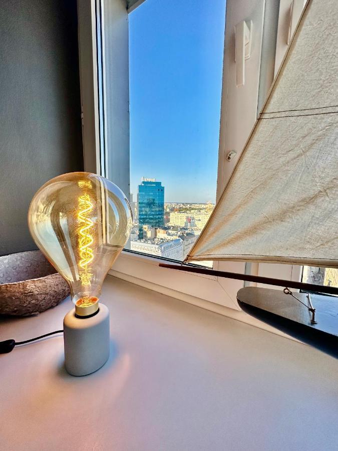 Super Apartament Grey Centrum 2X Metro Fast Wifi 300 Mbs Netflix Appletv Smarttv Spotify Panorama Miasta Warsaw Ngoại thất bức ảnh