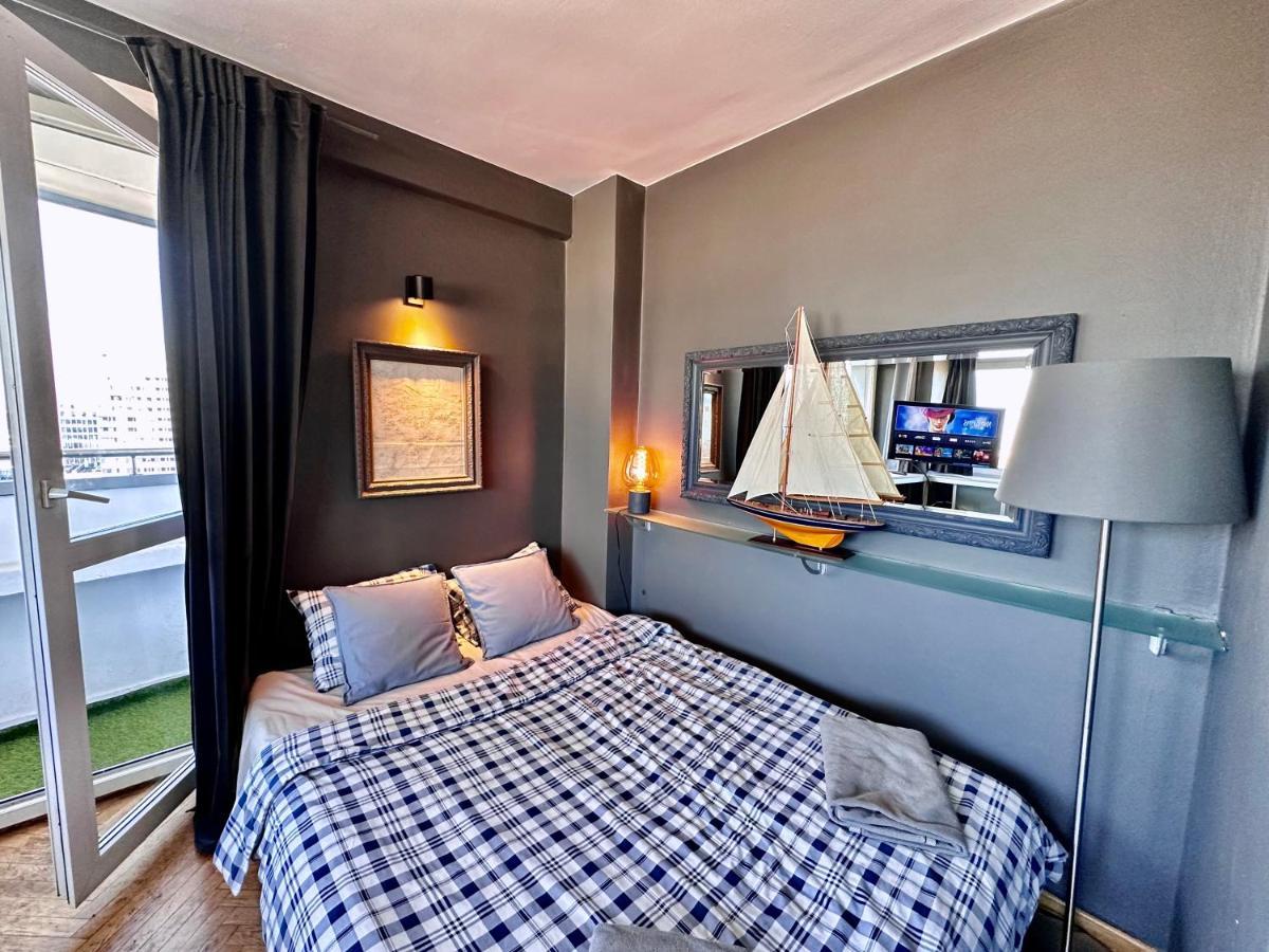 Super Apartament Grey Centrum 2X Metro Fast Wifi 300 Mbs Netflix Appletv Smarttv Spotify Panorama Miasta Warsaw Ngoại thất bức ảnh