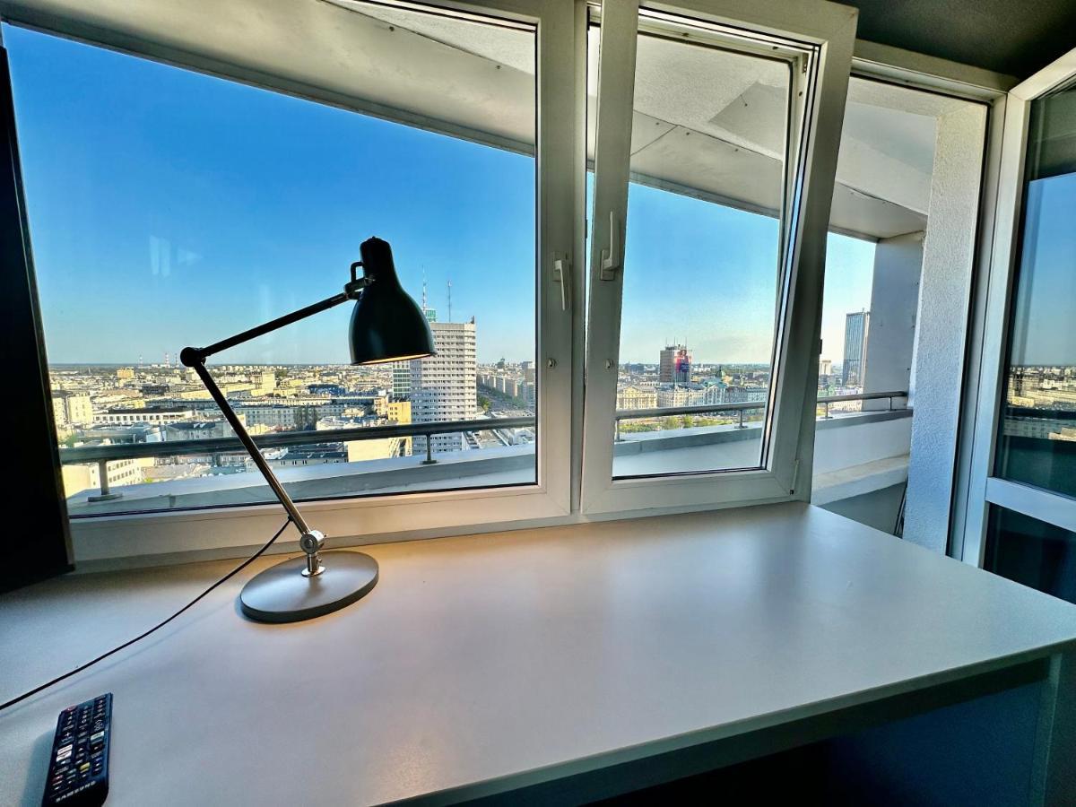 Super Apartament Grey Centrum 2X Metro Fast Wifi 300 Mbs Netflix Appletv Smarttv Spotify Panorama Miasta Warsaw Ngoại thất bức ảnh