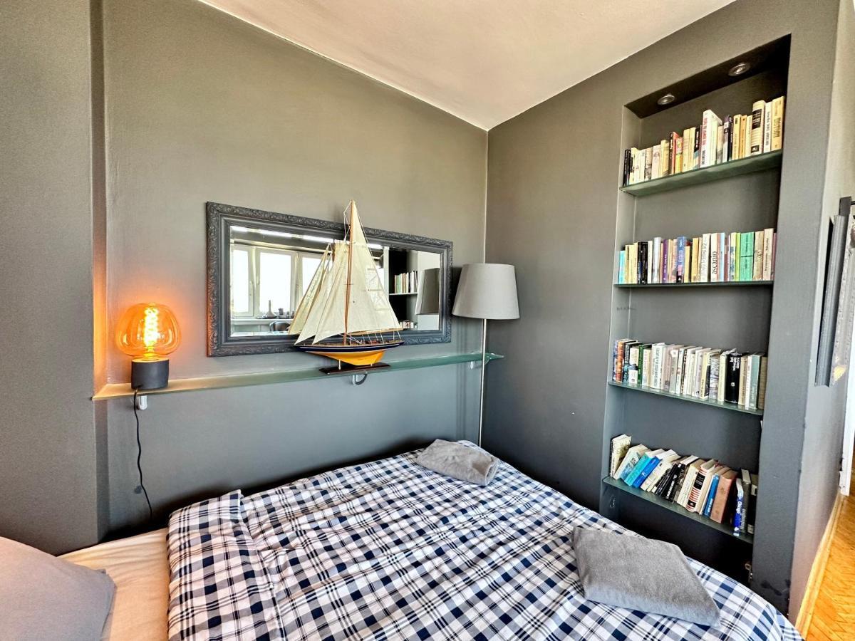Super Apartament Grey Centrum 2X Metro Fast Wifi 300 Mbs Netflix Appletv Smarttv Spotify Panorama Miasta Warsaw Ngoại thất bức ảnh