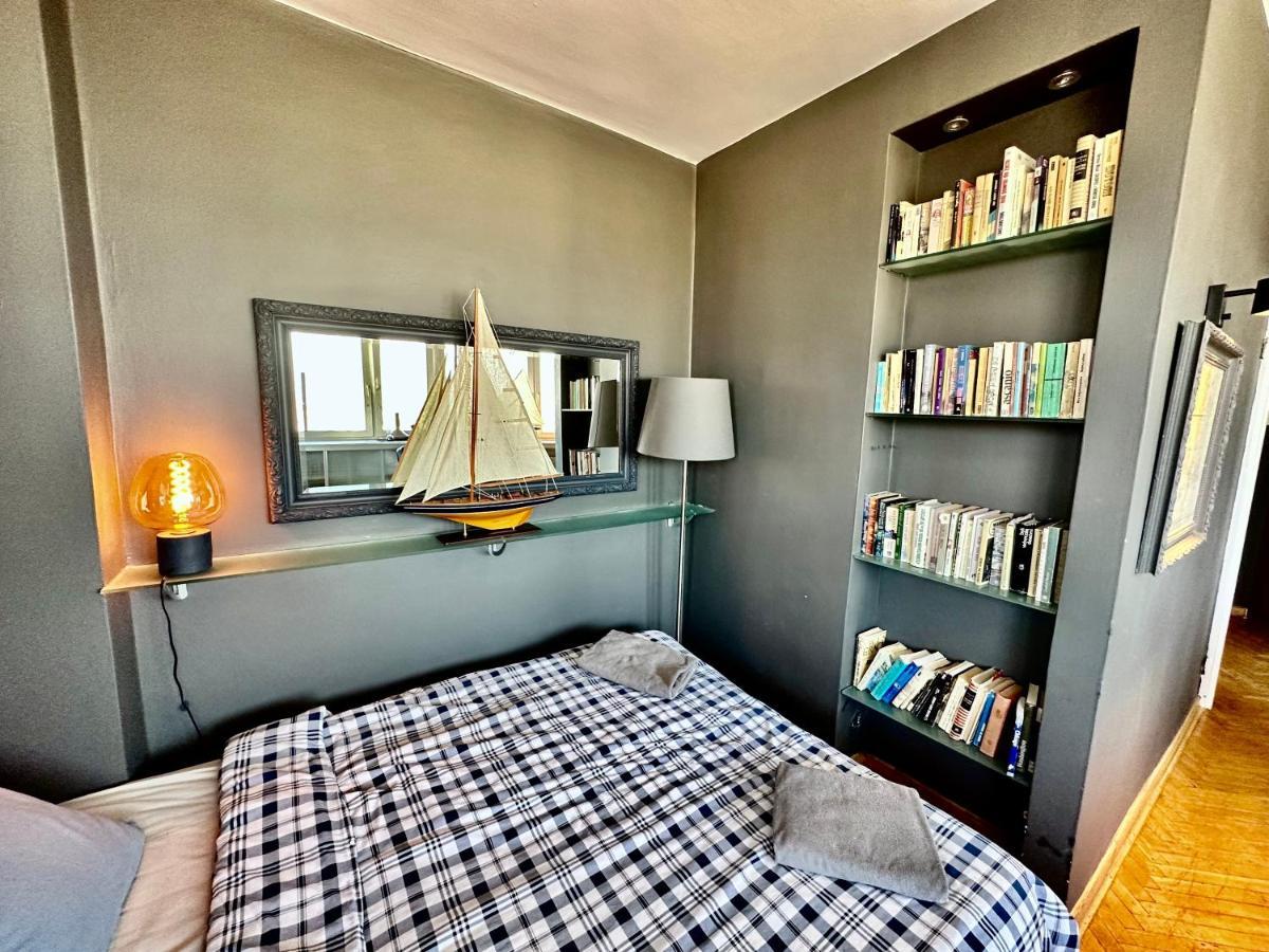Super Apartament Grey Centrum 2X Metro Fast Wifi 300 Mbs Netflix Appletv Smarttv Spotify Panorama Miasta Warsaw Ngoại thất bức ảnh