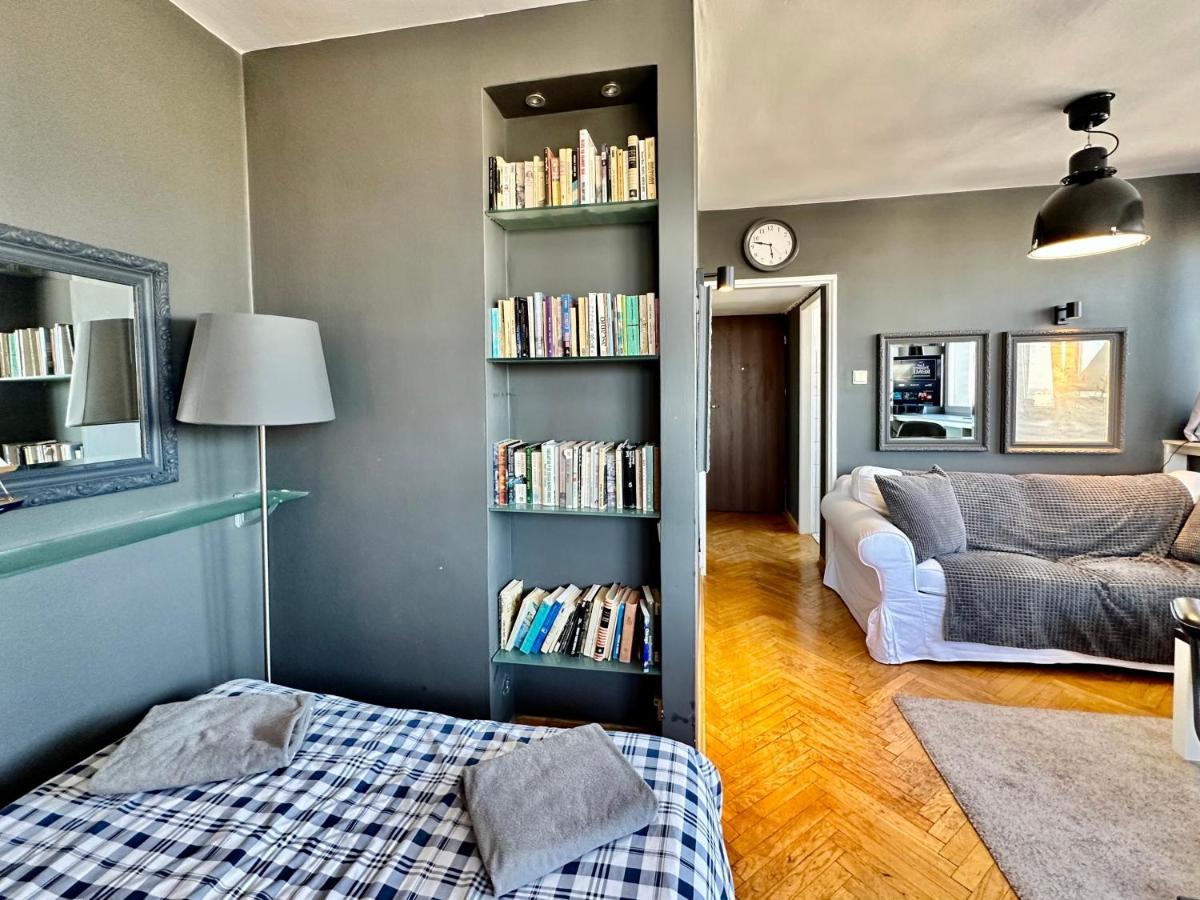 Super Apartament Grey Centrum 2X Metro Fast Wifi 300 Mbs Netflix Appletv Smarttv Spotify Panorama Miasta Warsaw Ngoại thất bức ảnh