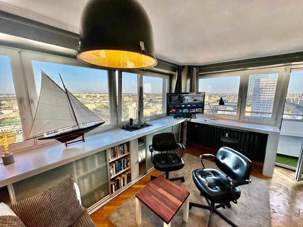 Super Apartament Grey Centrum 2X Metro Fast Wifi 300 Mbs Netflix Appletv Smarttv Spotify Panorama Miasta Warsaw Ngoại thất bức ảnh