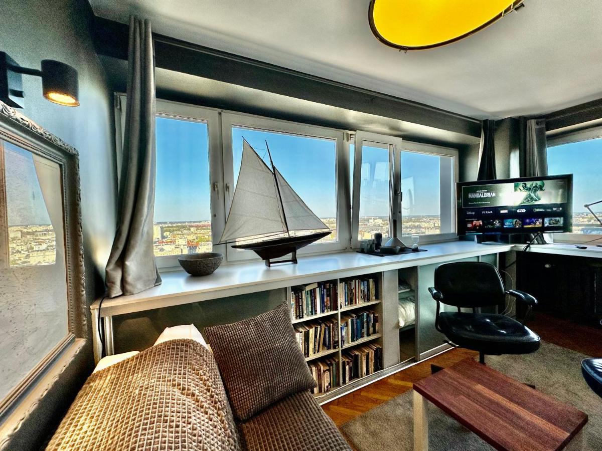 Super Apartament Grey Centrum 2X Metro Fast Wifi 300 Mbs Netflix Appletv Smarttv Spotify Panorama Miasta Warsaw Ngoại thất bức ảnh