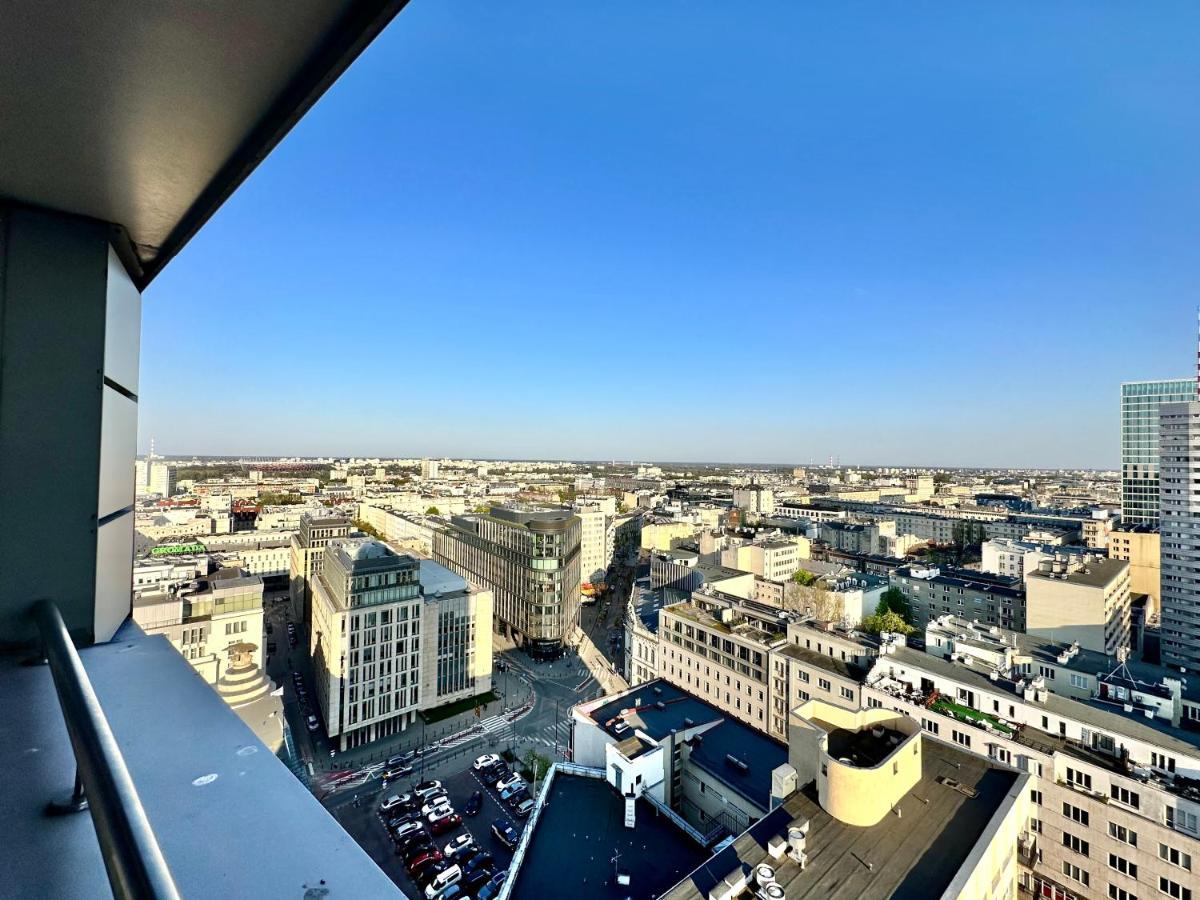 Super Apartament Grey Centrum 2X Metro Fast Wifi 300 Mbs Netflix Appletv Smarttv Spotify Panorama Miasta Warsaw Ngoại thất bức ảnh