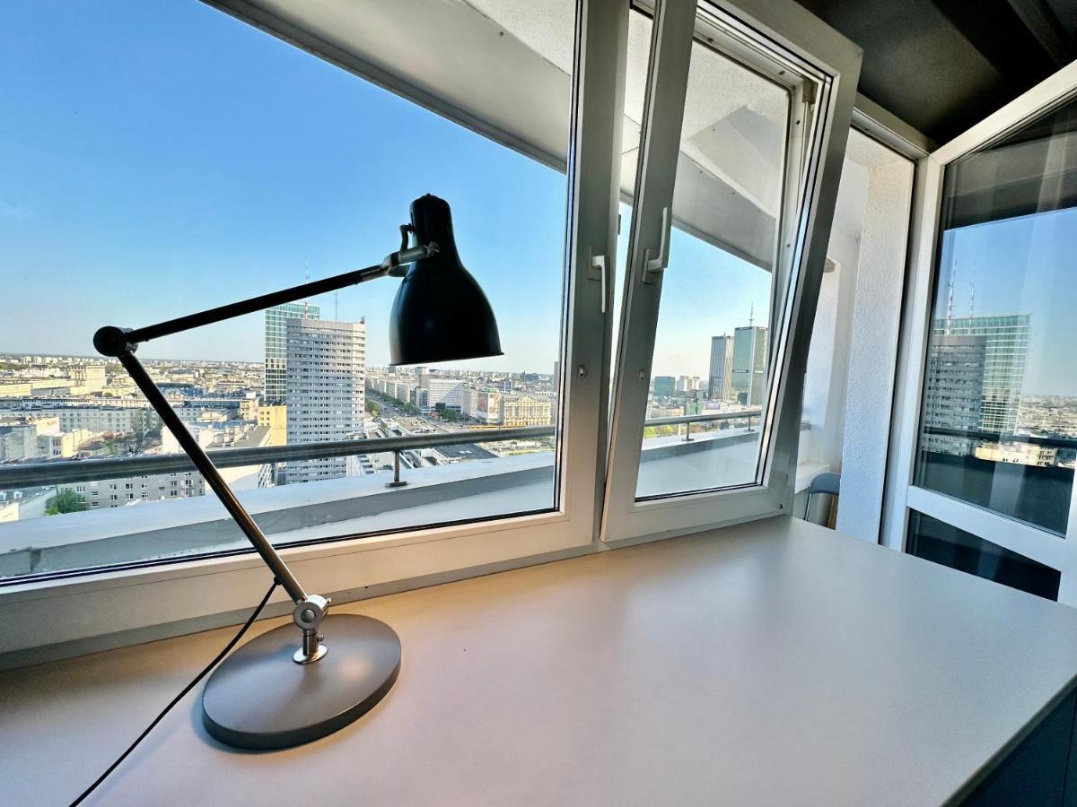 Super Apartament Grey Centrum 2X Metro Fast Wifi 300 Mbs Netflix Appletv Smarttv Spotify Panorama Miasta Warsaw Ngoại thất bức ảnh