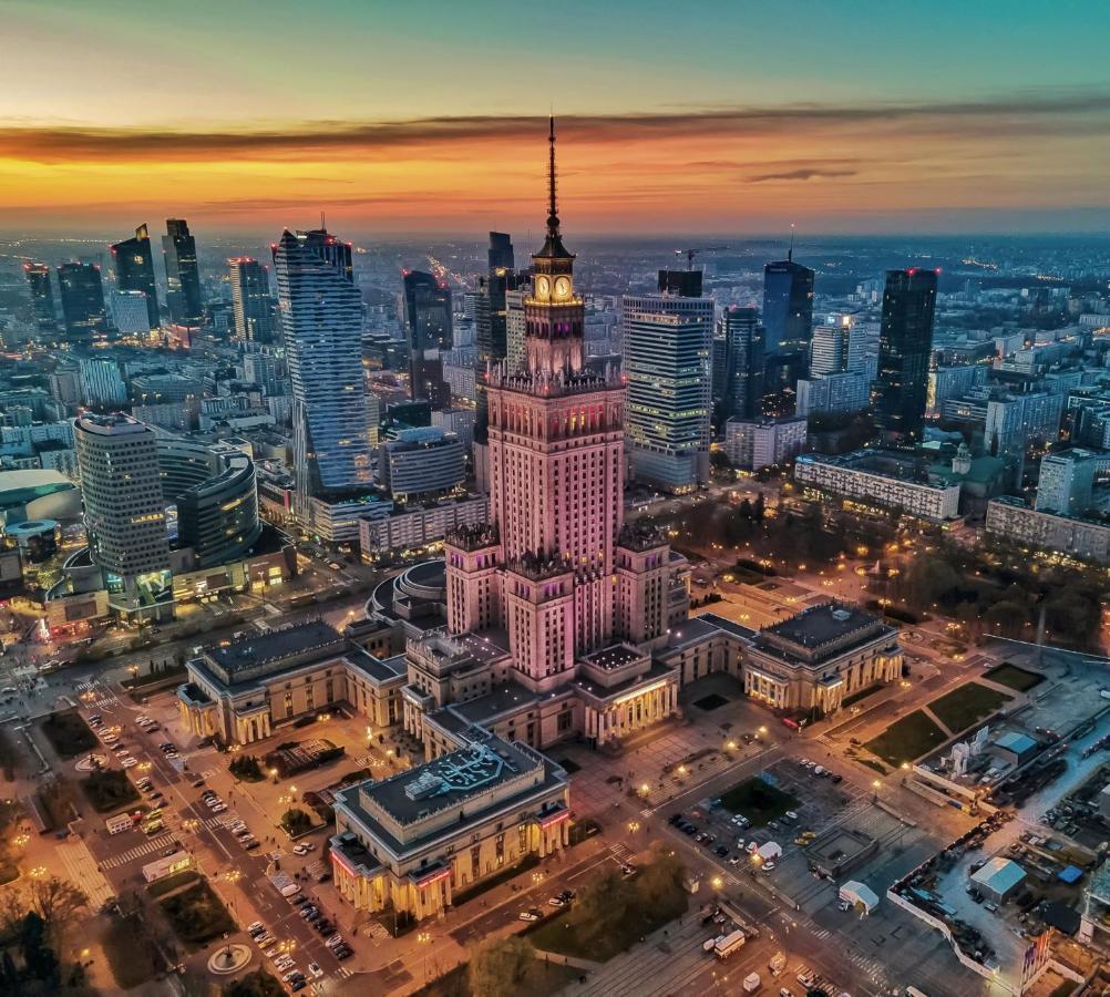 Super Apartament Grey Centrum 2X Metro Fast Wifi 300 Mbs Netflix Appletv Smarttv Spotify Panorama Miasta Warsaw Ngoại thất bức ảnh