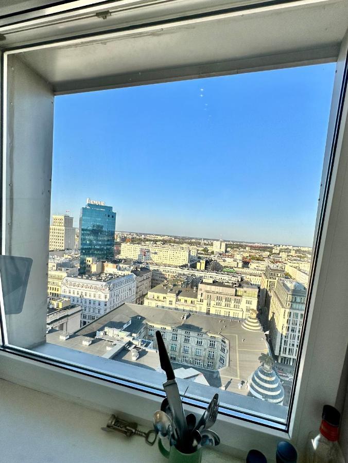 Super Apartament Grey Centrum 2X Metro Fast Wifi 300 Mbs Netflix Appletv Smarttv Spotify Panorama Miasta Warsaw Ngoại thất bức ảnh