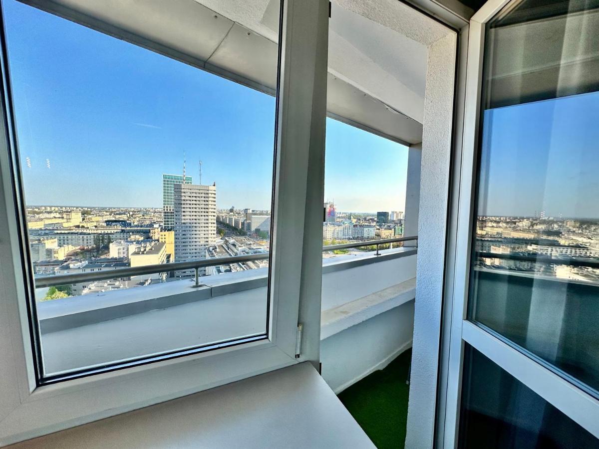 Super Apartament Grey Centrum 2X Metro Fast Wifi 300 Mbs Netflix Appletv Smarttv Spotify Panorama Miasta Warsaw Ngoại thất bức ảnh